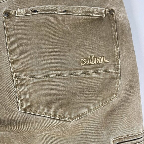KUHL Rydr Mens 40 X 32 Distressed Utility Canvas Hiking Outdoor Workwear Jeans - Picture 8 of 16